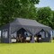 10 X 20 Ft Pop Up Canopy With 6 Sidewalls And Windows And Carrying Bag For Party Wedding Picnic